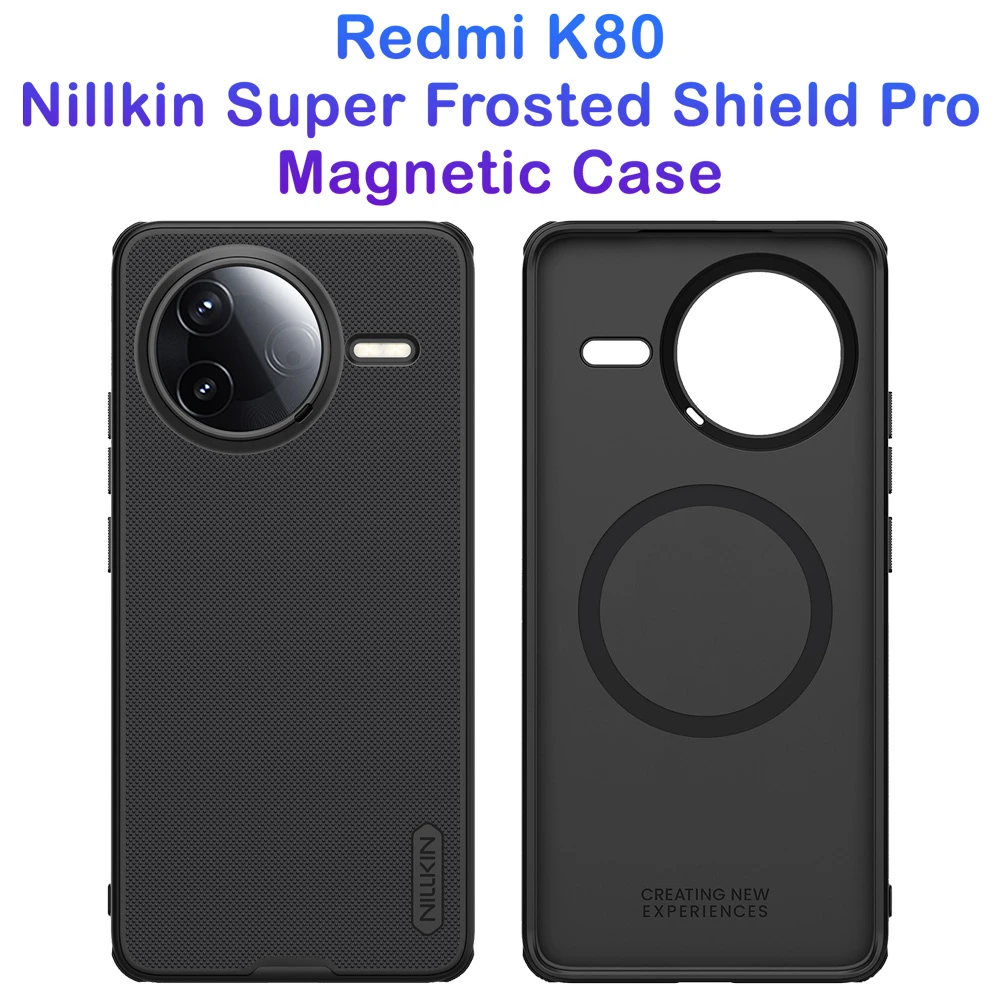 خرید قاب ضد ضربه مگنتی Xiaomi Redmi K80 مارک نیلکین مدل Super Frosted Shield Pro Magnetic