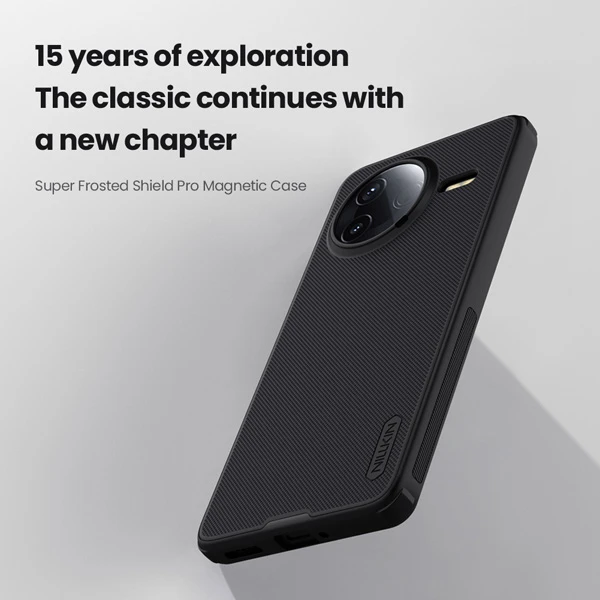 خرید قاب ضد ضربه مگنتی Xiaomi Redmi K80 مارک نیلکین مدل Super Frosted Shield Pro Magnetic