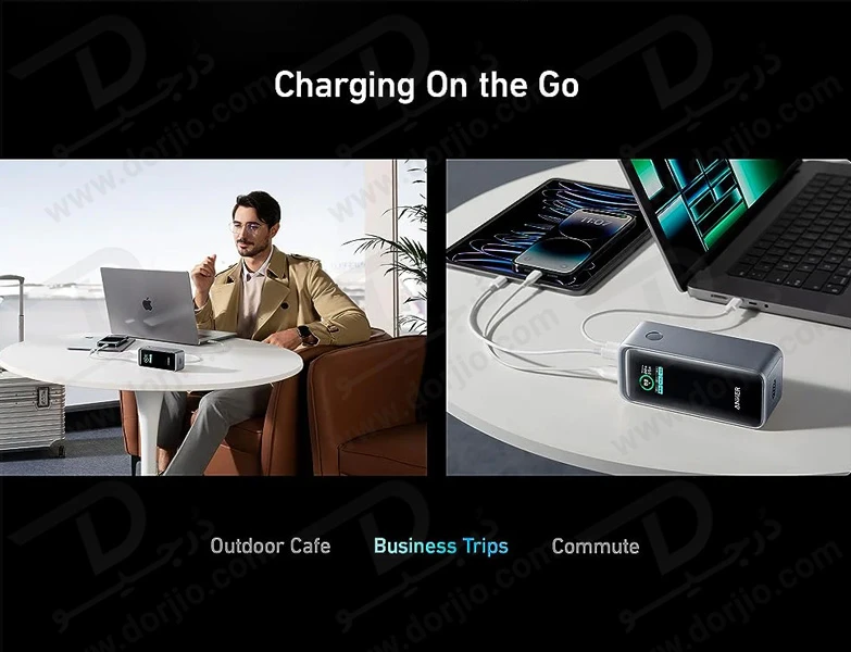 خرید پاور بانک 200 وات 20000 میلی آمپر برند Anker مدل A1336