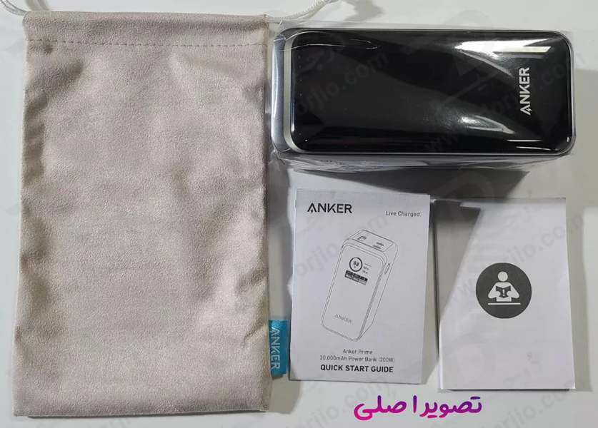 خرید پاور بانک 200 وات 20000 میلی آمپر برند Anker مدل A1336