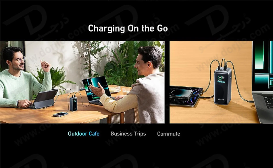 خرید پاور بانک 200 وات 20000 میلی آمپر برند Anker مدل A1336