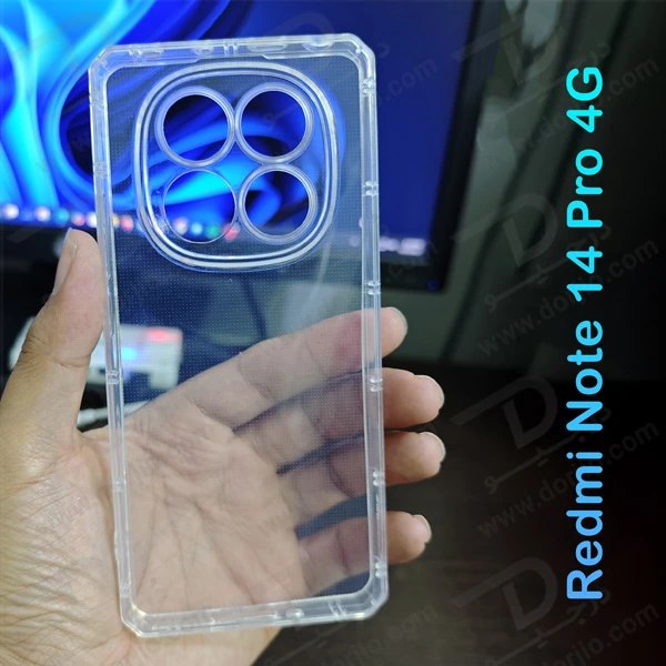 خرید گارد ژله ای شفاف کپسولی Xiaomi Redmi Note 14 Pro 4G