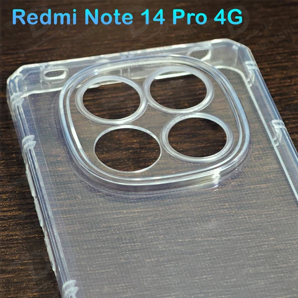خرید گارد ژله ای شفاف کپسولی Xiaomi Redmi Note 14 Pro 4G