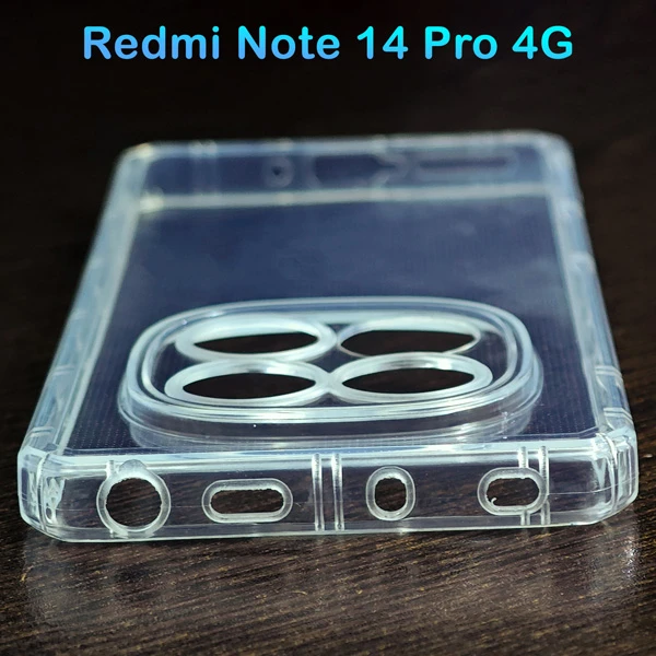 خرید گارد ژله ای شفاف کپسولی Xiaomi Redmi Note 14 Pro 4G