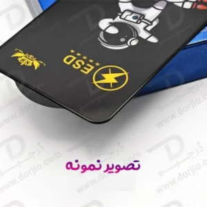 خرید گلس شیشه ای iPhone 15 Pro Max مدل ESD Space Man