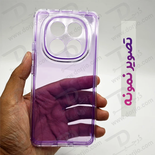 کریستال کاور دولایه ژله ای رنگی Xiaomi Poco C75 مارک Space