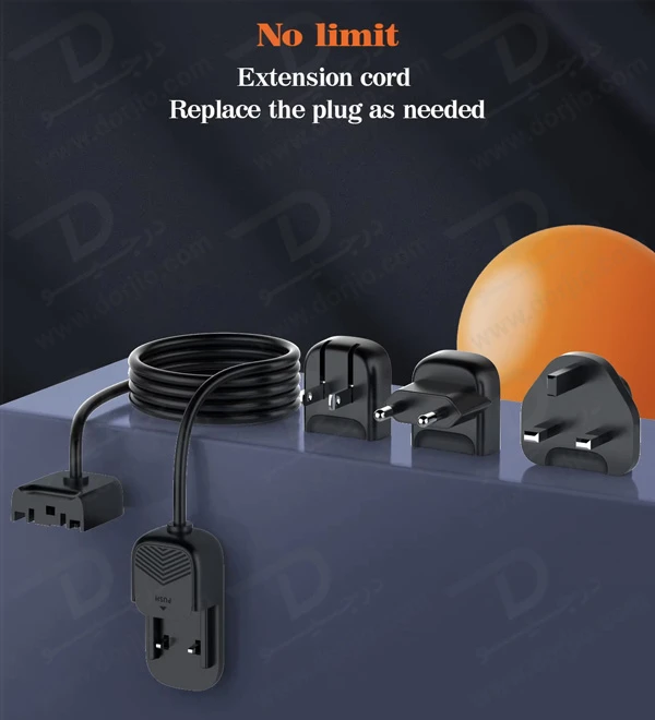 خرید شارژر رومیزی 6 پورت نمایشگر دار الدینیو مدل LDNIO A6140C با نهایت توان 140 وات