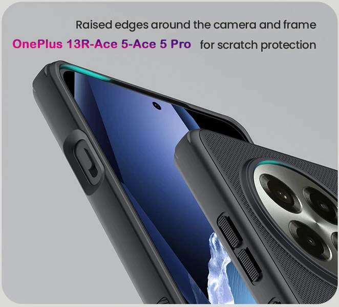 خرید قاب ضد ضربه OnePlus 13R مارک نیلکین مدل Super Frosted Shield Pro-درجیو خرید قاب ضد ضربه OnePlus 13R مارک نیلکین مدل Super Frosted Shield Pro-درجیو
