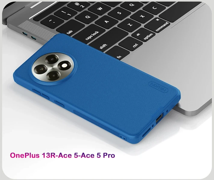 خرید قاب ضد ضربه OnePlus Ace 5 Pro مارک نیلکین مدل Super Frosted Shield Pro