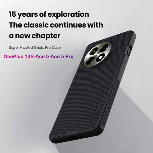 خرید قاب ضد ضربه OnePlus Ace 5 مارک نیلکین مدل Super Frosted Shield Pro خرید قاب ضد ضربه OnePlus Ace 5 مارک نیلکین مدل Super Frosted Shield Pro
