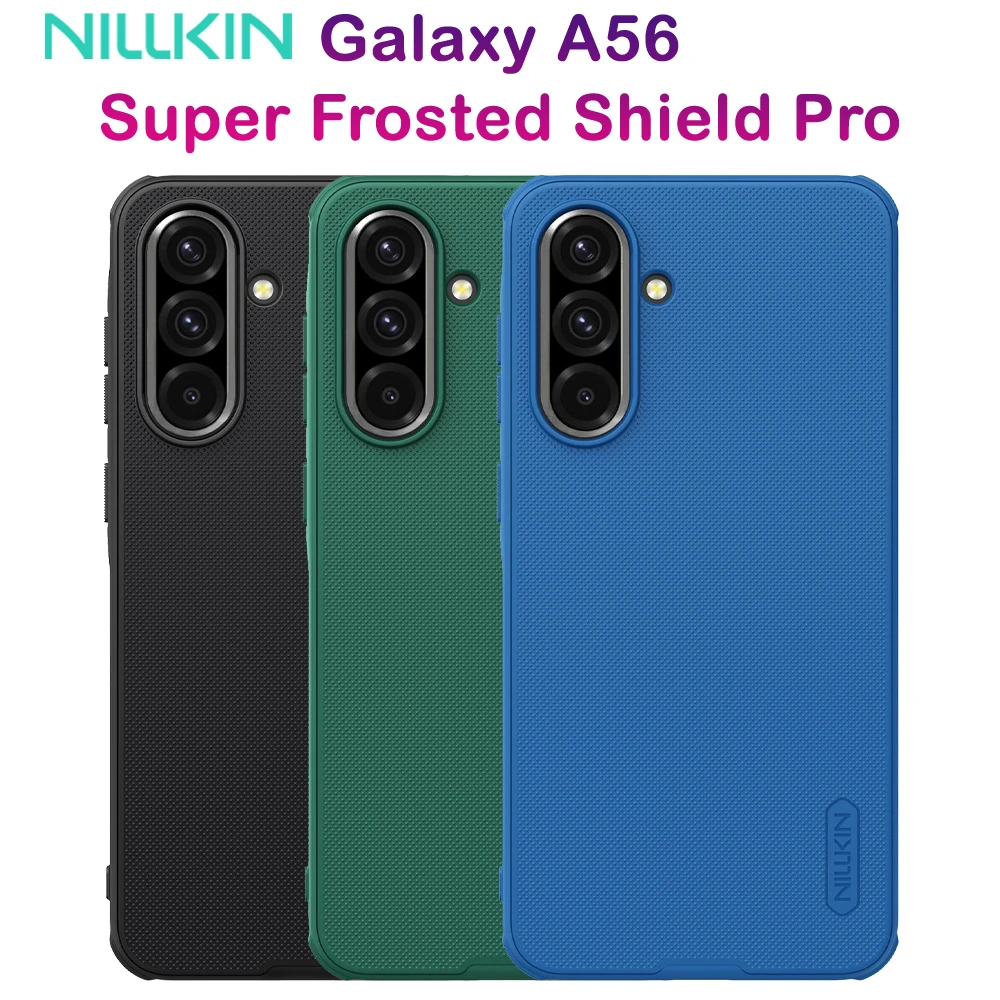 خرید قاب ضد ضربه Samsung Galaxy A56 مارک نیلکین مدل Super Frosted Shield Pro