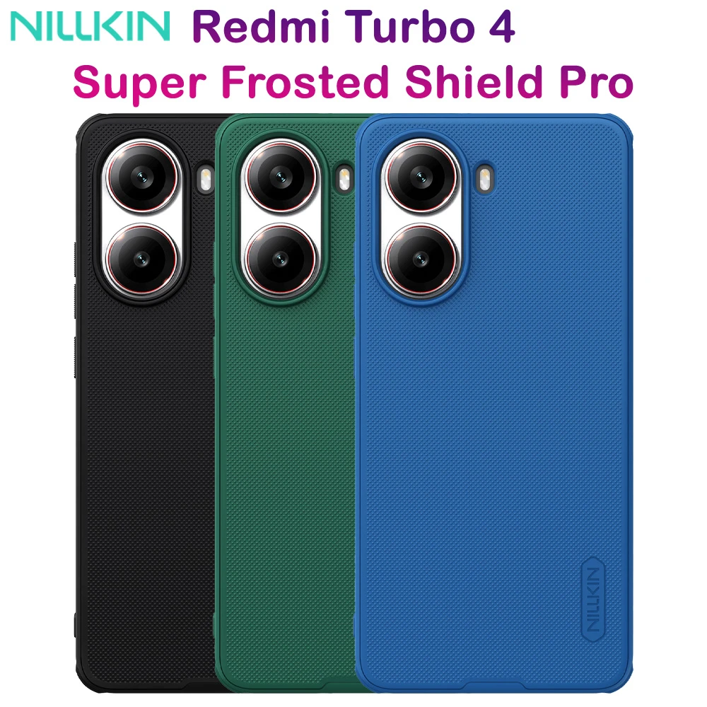 خرید قاب ضد ضربه Xiaomi Redmi Turbo 4 مارک نیلکین مدل Super Frosted Shield Pro