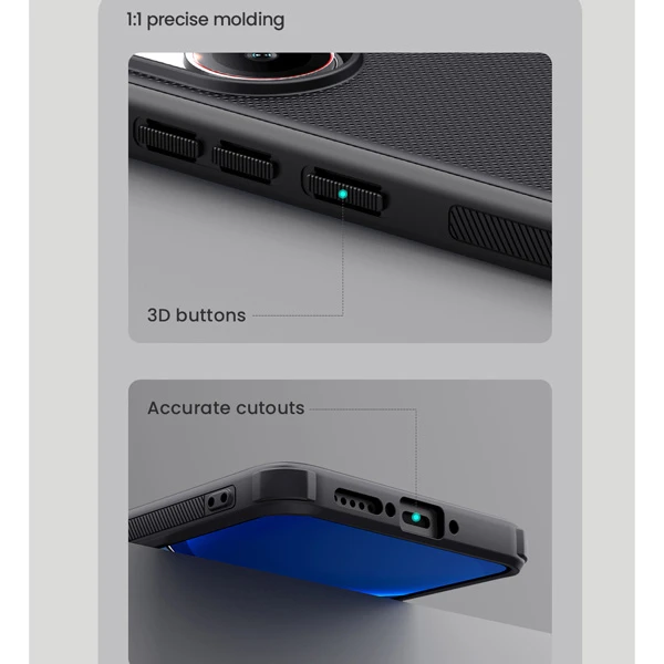 خرید قاب ضد ضربه Xiaomi Redmi Turbo 4 مارک نیلکین مدل Super Frosted Shield Pro