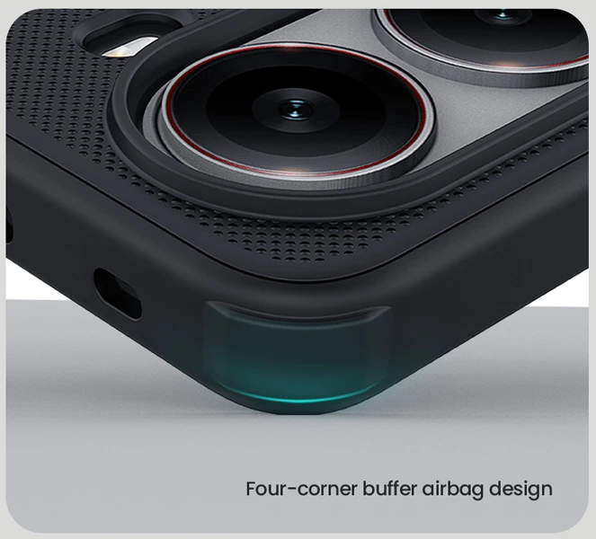 خرید قاب ضد ضربه Xiaomi Redmi Turbo 4 مارک نیلکین مدل Super Frosted Shield Pro