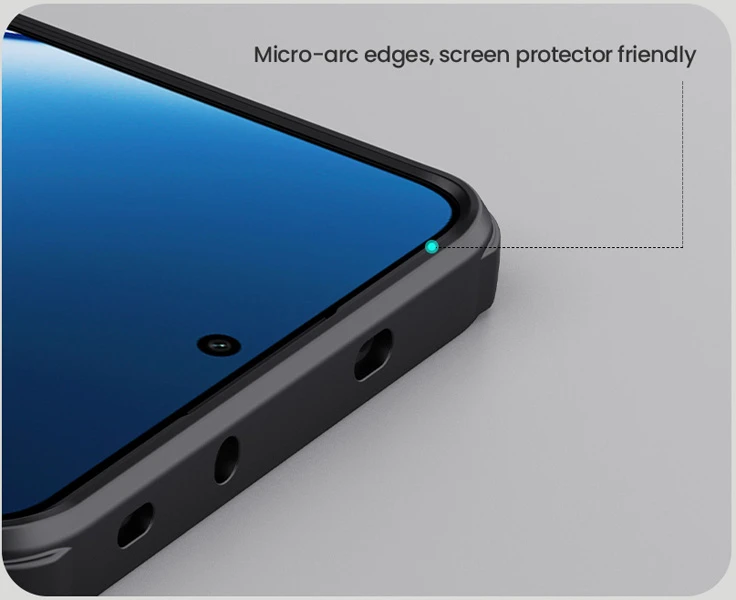 خرید قاب ضد ضربه Xiaomi Redmi Turbo 4 مارک نیلکین مدل Super Frosted Shield Pro