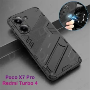 خرید قاب ضد ضربه استند دار Xiaomi Poco X7 Pro-Redmi Turbo 4 مارک LEXOM