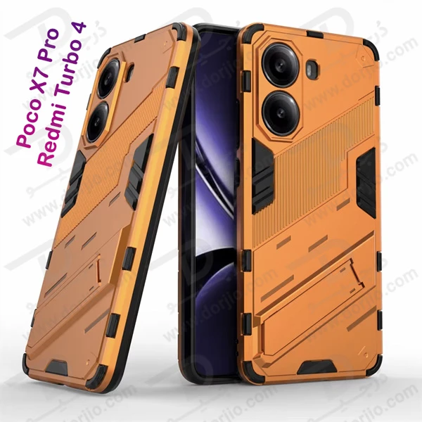 خرید قاب ضد ضربه استند دار Xiaomi Poco X7 Pro-Redmi Turbo 4 مارک LEXOM