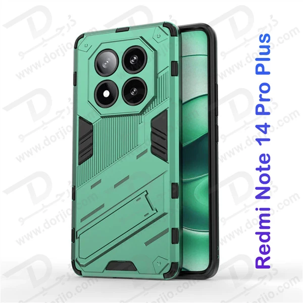 خرید قاب ضد ضربه استند دار Xiaomi Redmi Note 14 Pro Plus مارک LEXOM