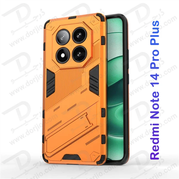 خرید قاب ضد ضربه استند دار Xiaomi Redmi Note 14 Pro Plus مارک LEXOM