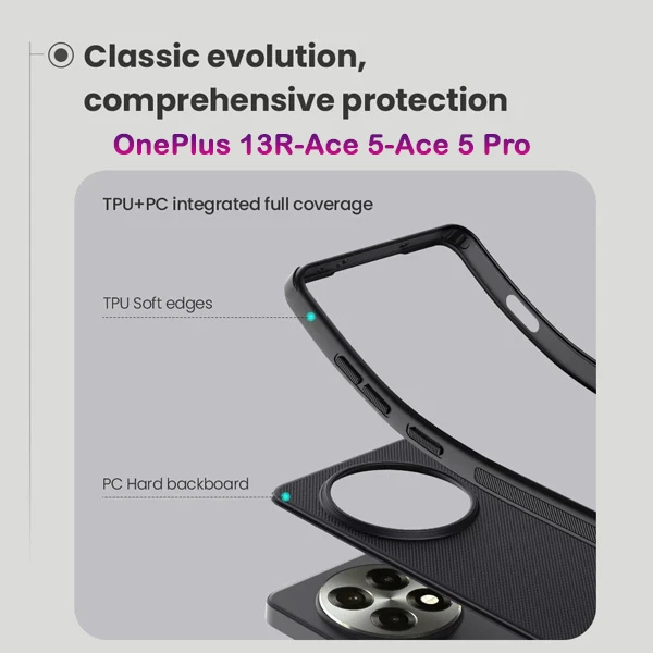 خرید قاب ضد ضربه مگنتی OnePlus Ace 5 Pro مارک نیلکین مدل Super Frosted Shield Pro Magnetic خرید قاب ضد ضربه مگنتی OnePlus Ace 5 Pro مارک نیلکین مدل Super Frosted Shield Pro Magnetic
