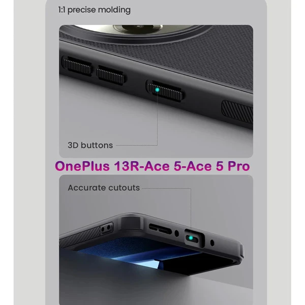 خرید قاب ضد ضربه مگنتی OnePlus Ace 5 مارک نیلکین مدل Super Frosted Shield Pro Magnetic