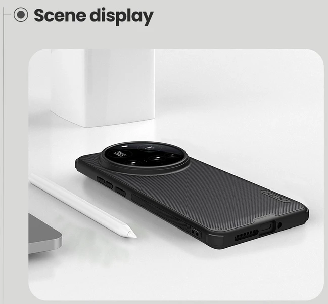 خرید قاب ضد ضربه مگنتی Xiaomi 15 Ultra مارک نیلکین مدل Super Frosted Shield Pro Magnetic