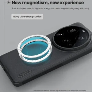 خرید قاب ضد ضربه مگنتی Xiaomi 15 Ultra مارک نیلکین مدل Super Frosted Shield Pro Magnetic