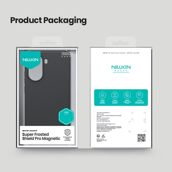 خرید قاب ضد ضربه مگنتی Xiaomi Poco X7 Pro مارک نیلکین مدل Super Frosted Shield Pro Magnetic