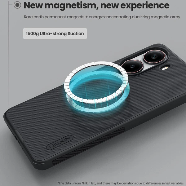 خرید قاب ضد ضربه مگنتی Xiaomi Poco X7 Pro مارک نیلکین مدل Super Frosted Shield Pro Magnetic