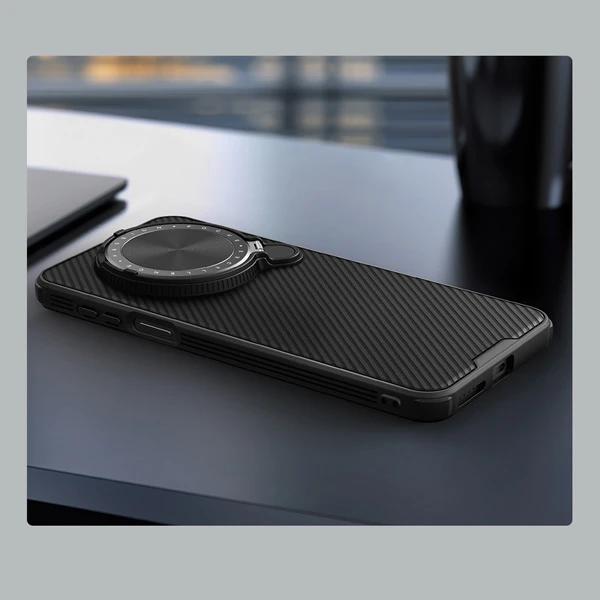 خرید قاب ضد ضربه مگنتی کمرا استند Huawei Mate 70 Pro مارک نیلکین مدل Camshield Prop Magnetic