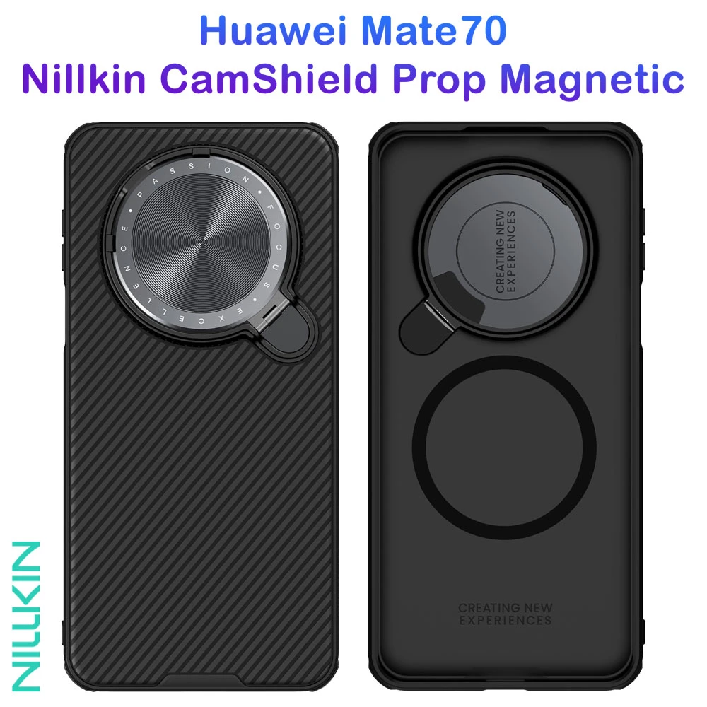 خرید قاب ضد ضربه مگنتی کمرا استند Huawei Mate 70 مارک نیلکین مدل Camshield Prop Magnetic
