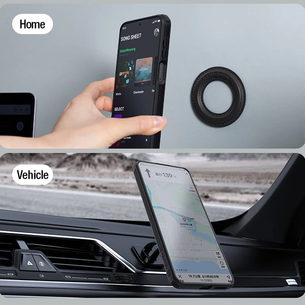 خرید قاب ضد ضربه مگنتی کمرا استند Huawei Mate 70 مارک نیلکین مدل Camshield Prop Magnetic