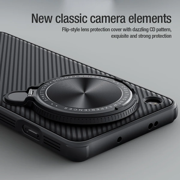 خرید قاب ضد ضربه مگنتی کمرا استند Oppo Find X8 Pro مارک نیلکین مدل Camshield Prop Magnetic