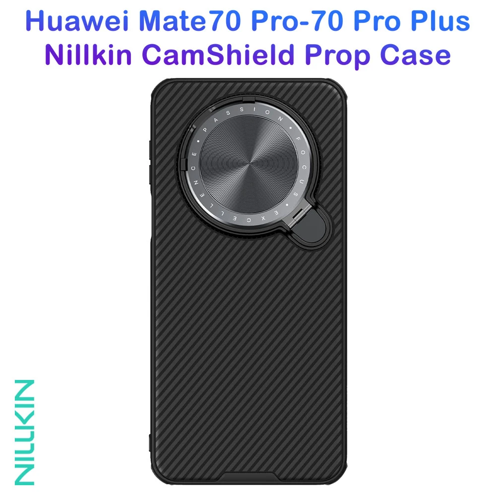خرید قاب ضد ضربه کمرا استند Huawei Mate 70 Pro Plus مارک نیلکین مدل Camshield Prop