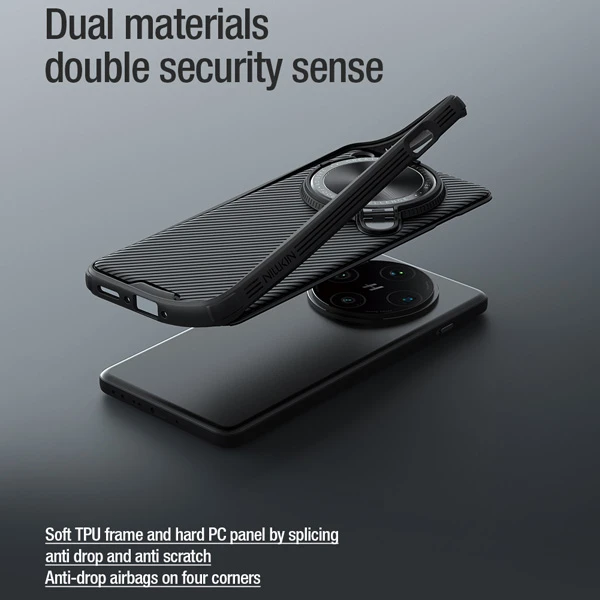 خرید قاب ضد ضربه کمرا استند Oppo Find X8 مارک نیلکین مدل Camshield Prop