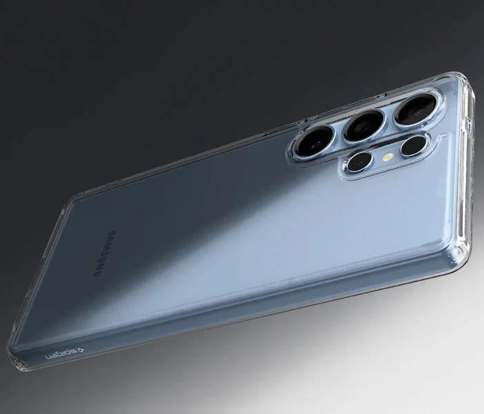 خرید کریستال کاور شفاف Samsung Galaxy S25 Ultra مارک Spigen