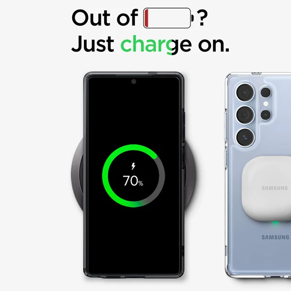 خرید کریستال کاور شفاف Samsung Galaxy S25 Ultra مارک Spigen