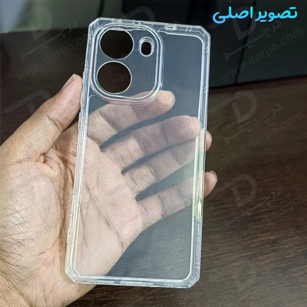 خرید گارد ژله ای شفاف کپسولی Xiaomi Poco X7 Pro