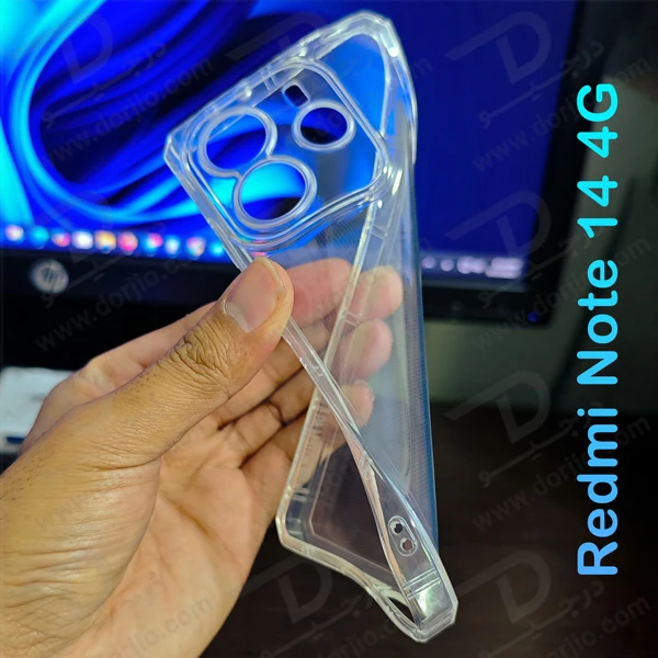 خرید گارد ژله ای شفاف کپسولی Xiaomi Redmi Note 14 4G