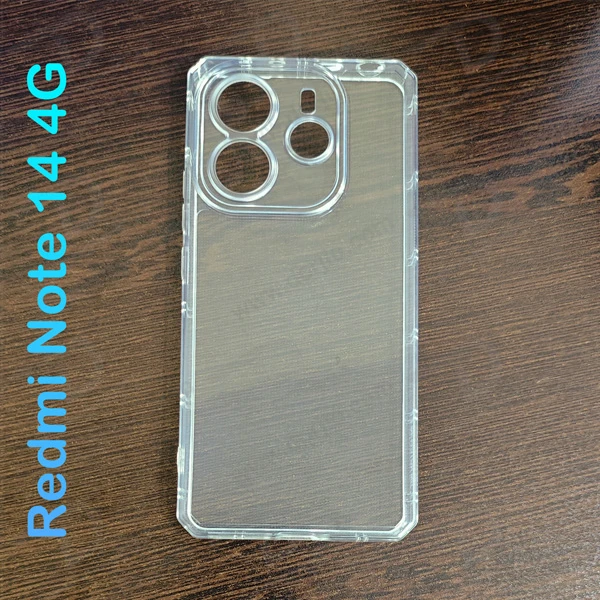 خرید گارد ژله ای شفاف کپسولی Xiaomi Redmi Note 14 4G