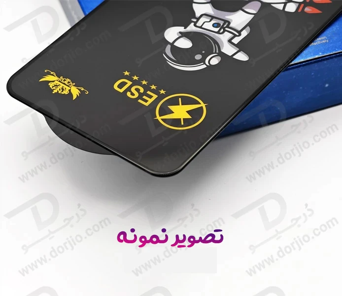خرید گلس شیشه ای iPhone 16 Plus مدل ESD Space Man