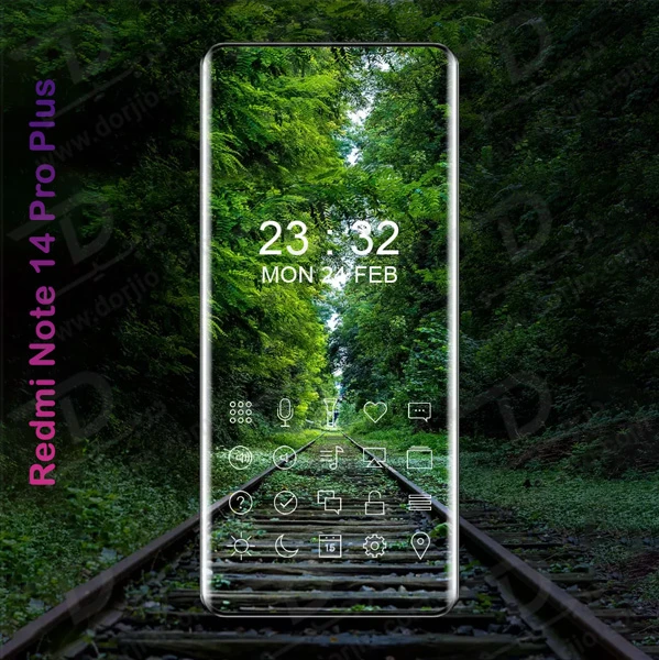 خرید گلس شیشه ای شفاف Xiaomi Redmi Note 14 Pro Plus