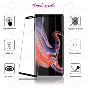 خرید گلس فول چسب Edge تمام صفحه Samsung Galaxy Note9 مارک KUSA