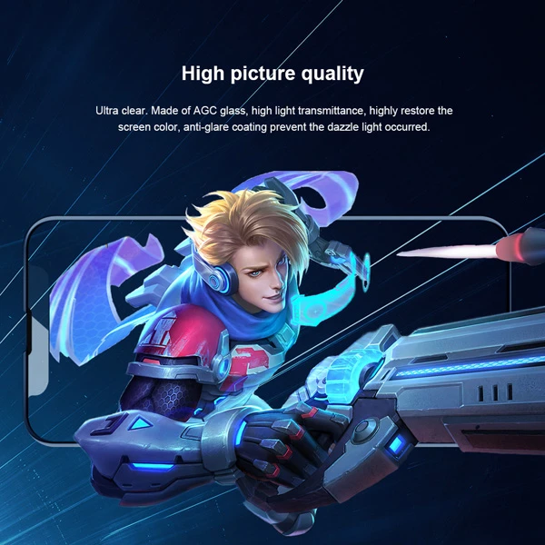 خرید گلس مات تمام صفحه iPhone 16e مارک نیلکین مدل FogMirror Matte