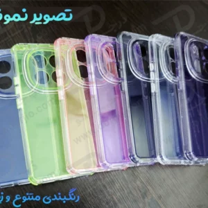 کریستال کاور دولایه ژله ای رنگی Xiaomi Poco C75 مارک Space