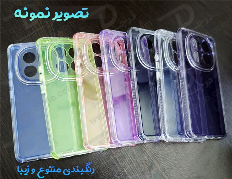 کریستال کاور دولایه ژله ای رنگی Xiaomi Poco C75 مارک Space کریستال کاور دولایه ژله ای رنگی Xiaomi Poco C75 مارک Space