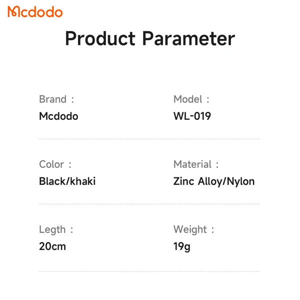 خرید بند آویز موبایل و دوربین عکاسی برند Mcdodo مدل WL-019