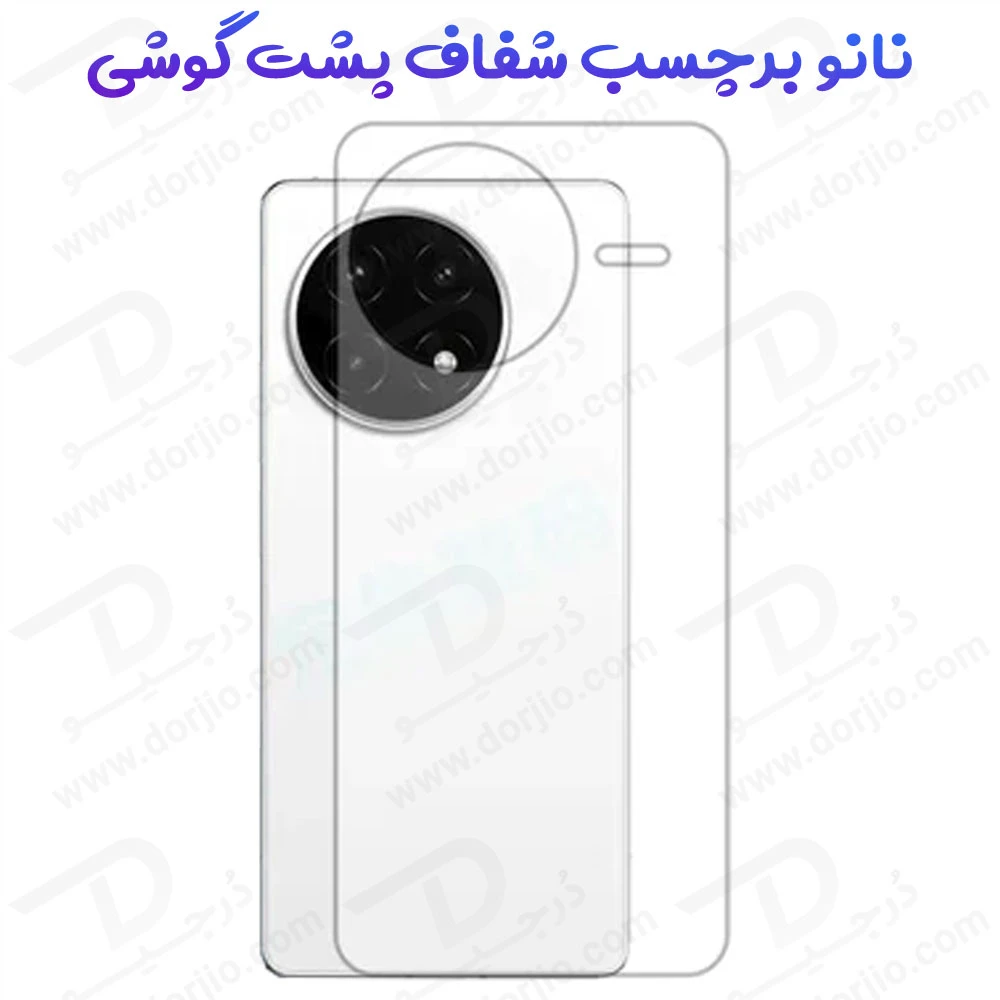 نانو برچسب شفاف پشت گوشی Xiaomi Poco F7 Ultra