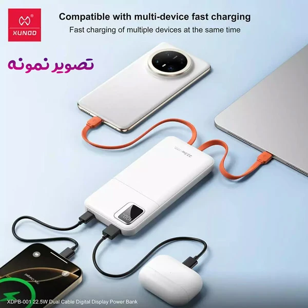 خرید پاور بانک 30000 میلی آمپر 22.5 وات مارک XUNDD مدل XDPB-003