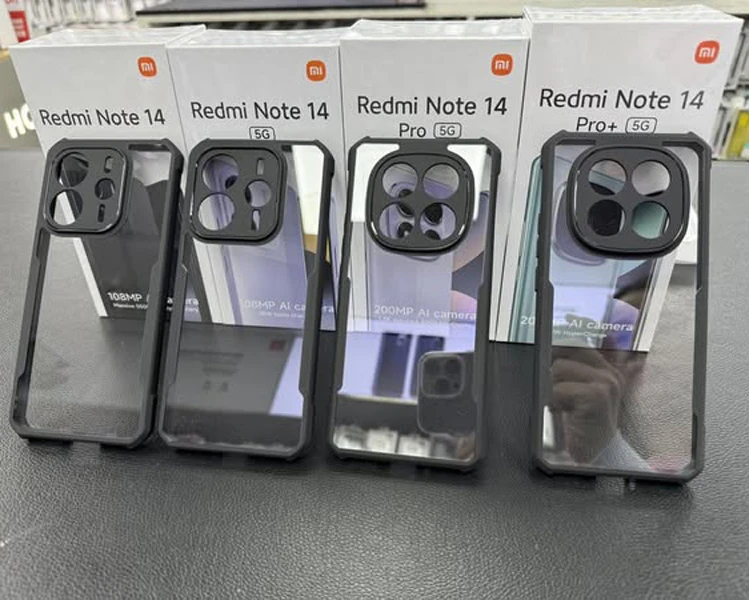 خرید کریستال شیلد شفاف Xiaomi Redmi Note 14 4G مارک XUNDD سری Beatle